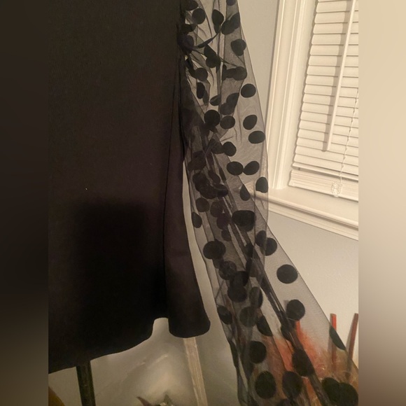 Shein womens long sleeve shirt sz Medium. Black. NWOT - Picture 3 of 3